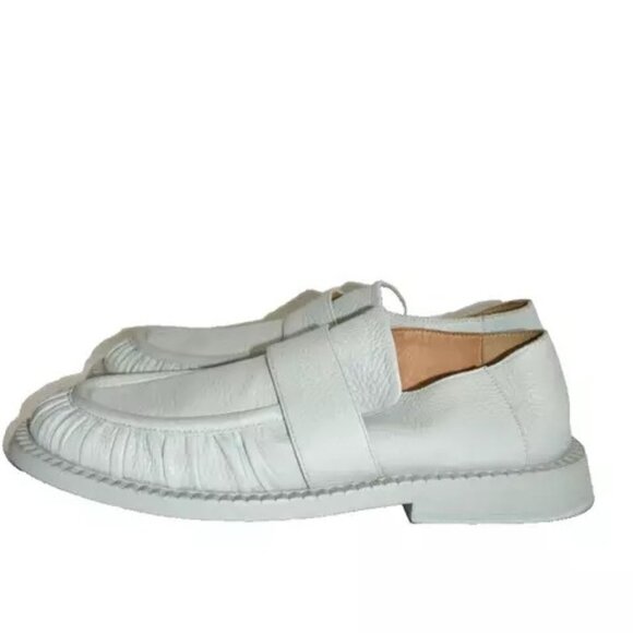 $800 MARSELL ALLUCE CONVERTIBLE LOAFER LEATHER SLIP ON LIGHT BLUE 38.5 (DB19) - Picture 4 of 7